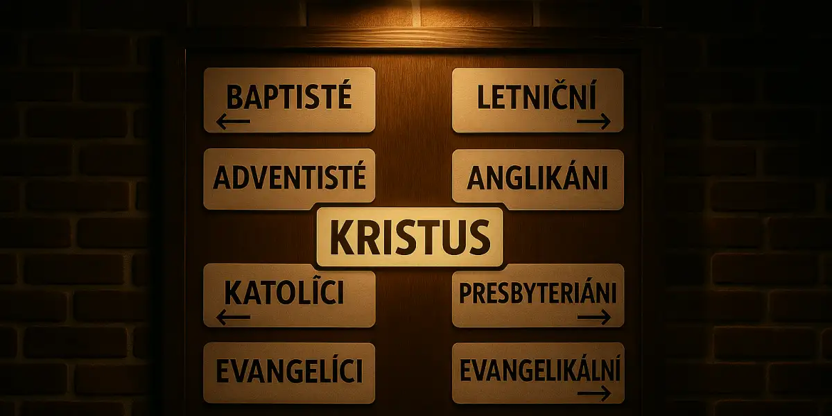 Jak se vyznat v tolika církvích? Hledání není o dokonalé značce, ale o živém Kristu